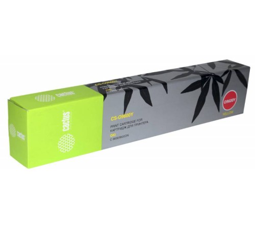 Картридж лазерный Cactus CS-O9600Y 42918913 желтый (15000стр.) для Oki C 9600/9600DN