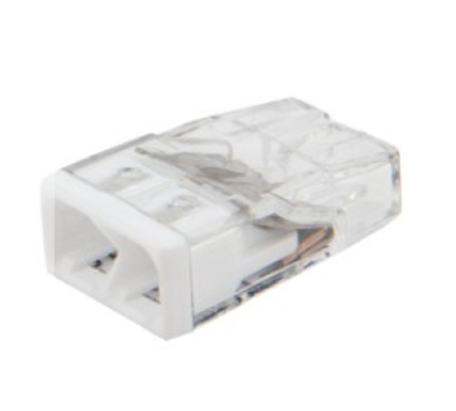 Rexant 07-3211 Экспресс-клемма СМК 2273-202, 2-проводная 0.5-2.5 мм?, прозрачная (100 шт./уп.) Rexant 07-3211 Экспресс-клемма СМК 2273-202, 2-проводная 0.5-2.5 мм?, прозрачная (100 шт./уп.)