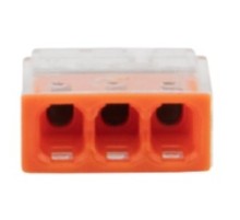 Rexant 07-3212 Экспресс-клемма   СМК 2273-203, 3-проводная 0.5-2.5 мм?, прозрачная (100 шт./уп.)