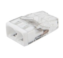 Rexant 07-3211-5 Экспресс-клемма   СМК 2273-202, 2-проводная 0.5-2.5 мм?, прозрачная, блистер (5 шт./уп.)