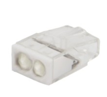 Rexant 07-3216-5 Экспресс-клемма с пастой   СМК 2273-242, 2-проводная 0.5-2.5 мм?, прозрачная, блистер (5 шт./уп.)