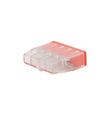Rexant 07-3213-20 Экспресс-клемма   СМК 2273-204, 4-проводная 0.5-2.5 мм?, прозрачная, блистер (20 шт./уп.)
