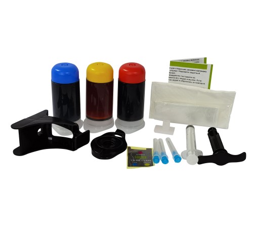 Заправочный набор Cactus CS-RK-F6V24AE многоцветный 3x30мл для HP DJ Ink Adv 1115/2135/3635/3835/4535