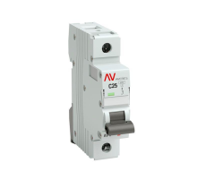 EKF mcb6-1-25C-av Выключатель автоматический AV-6 1P 25A (C) 6kA EKF AVERES
