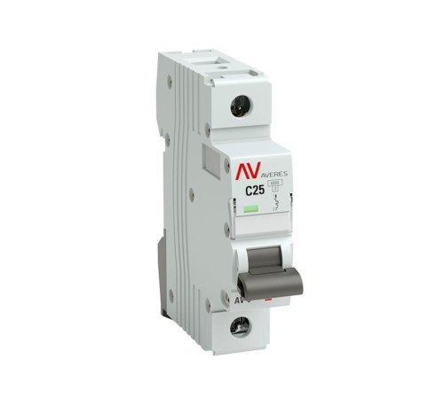 EKF mcb6-1-25C-av Выключатель автоматический AV-6 1P 25A (C) 6kA EKF AVERES EKF mcb6-1-25C-av Выключатель автоматический AV-6 1P 25A (C) 6kA EKF AVERES