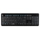 Клавиатура Оклик 870S черный USB беспроводная slim Multimedia