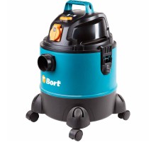 Строительный пылесос Bort BSS-1220-Pro 1250Вт (уборка: сухая/влажная) синий