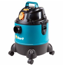 Строительный пылесос Bort BSS-1220-Pro 1250Вт (уборка: сухая/влажная) синий
