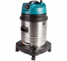 Строительный пылесос Bort BSS-1440-Pro 1400Вт (уборка: сухая/влажная) серый
