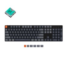 Беспроводная механическая ультратонкая клавиатура Keychron K5SE, Full Size, RGB подсветка, Mint Switch