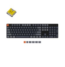 Беспроводная механическая ультратонкая клавиатура Keychron K5SE, Full Size, RGB подсветка, Banana Switch