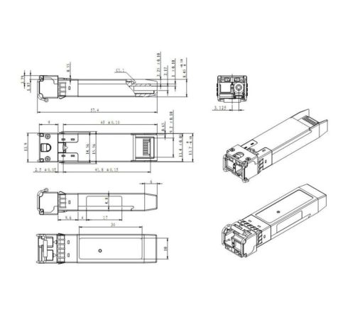 SNR Модуль SFP+ WDM, дальность до 3км (5dB), 1270нм (SNR-SFP+W73-3) SNR Модуль SFP+ WDM, дальность до 3км (5dB), 1270нм (SNR-SFP+W73-3)