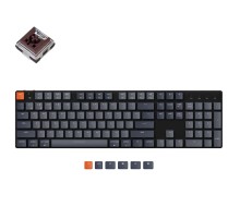 Беспроводная механическая ультратонкая клавиатура Keychron K5SE, Full Size, RGB подсветка, Brown Switch