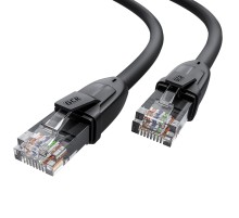 GCR Патч-корд прямой 20.0m UTP кат.6, черный, 24 AWG, ethernet high speed, RJ45, T568B, GCR-52538 Greenconnect GCR-52538
