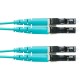 Патч-корд Panduit FX2ELLNLNSNM003 2x50/125 OM3 LC дуплекс-LC дуплекс 3м LSZH аквамарин