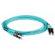 Патч-корд Panduit FX2ELLNLNSNM003 2x50/125 OM3 LC дуплекс-LC дуплекс 3м LSZH аквамарин