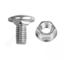 EKF wgm6x10 Комплект соединиельный 6х10 (Винт с подголовником+гайка с фланцем М6) уп. 200 шт