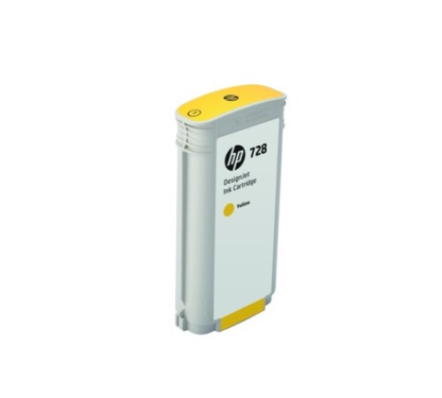 Картридж струйный HP 728 F9J65A желтый (130мл) для HP DJ T730/T830