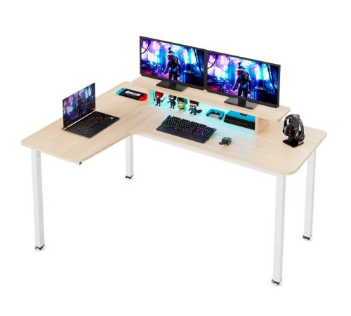 Стол письменный (для компьютера) угловой EUREKA EUREKA L60L-MW, Maple