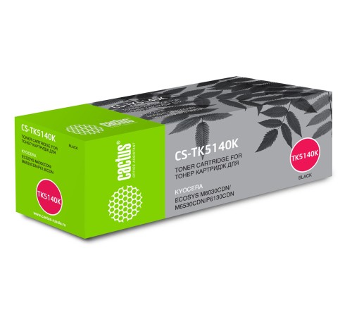 Картридж лазерный Cactus CS-TK5140K черный (7000стр.) для Kyocera Ecosys M6030cdn/M6530cdn/P6130cdn