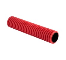 EKF tg2st-50-50m Труба гофрированная двустенная ПНД d 50 с зондом красная EKF PROxima бухта 50 м