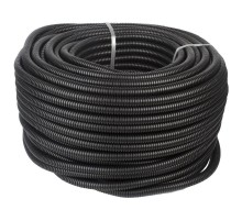 EKF FRHF-25 Труба гофр. FRHF с зондом d 25мм черная Plast EKF PROxima бухта 75 м