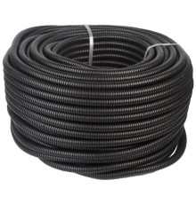 EKF FRHF-16 Труба гофр. FPHF с зондом d 16мм черная Plast EKF PROxima бухта 100 м