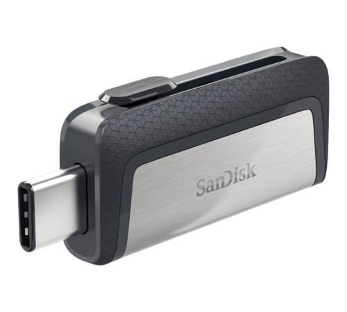 Флеш Диск Sandisk 32Gb Ultra Dual SDDDC2-032G-G46 USB3.0 серый/узор