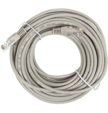 Патч-корд Lanmaster UTP TWT-45-45-10-GY UTP вилка RJ-45-вилка RJ-45 кат.5е 10м серый ПВХ (уп.:1шт)