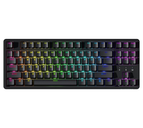 Механическая клавиатура Durgod Cavalry 87 - BLACK, TKL, PBT Double-shot keycaps, Hot-swap, RGB, Kailh turbo-Brown switch