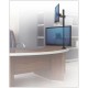 Кронштейн для мониторов ЖК Kromax OFFICE-5 серый 13"-32" макс.12кг настольный поворот и наклон
