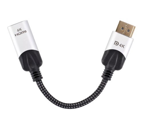 Кабель DISPLAY PORT TO HDMI 4K 0.15 M CG621M-0.15 VCOM