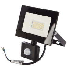 Ultraflash LFL-5002S  C02 черный (LED прожектор с датчиком, 50 Вт, 230В, 6500К)