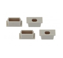 Эра Б0039439 1506-3B Набор заглушек для профиля CAB262, 4 сквозные