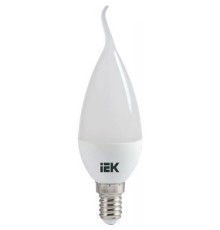 Iek LLE-CB35-5-230-40-E14 Лампа светодиодная ECO CB35 свеча на ветру 5Вт 230В 4000К E14 IEK