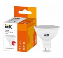 Iek LLE-MR16-9-230-30-GU5 Лампа LED MR16 софит 9Вт 230В 3000К GU5.3