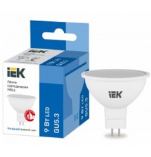 Iek LLE-MR16-9-230-65-GU5 Лампа LED MR16 софит 9Вт 230В 6500К GU5.3