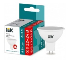 Iek LLE-MR16-08-12-24-40-GU5 Лампа LED MR16 софит 8Вт 12-24В 4000К GU5,3
