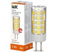 Iek LLE-CORN-3-012-30-G4 Лампа LED CORN капсула 3Вт 12В 3000К керамика G4