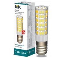 Iek LLE-CORN-7-230-40-E14 Лампа LED CORN капсула 7Вт 230В 4000К керамика E14