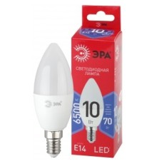 Эра Б0045337 LED B35-10W-865-E14 R (диод, свеча, 10Вт, хол, E14)