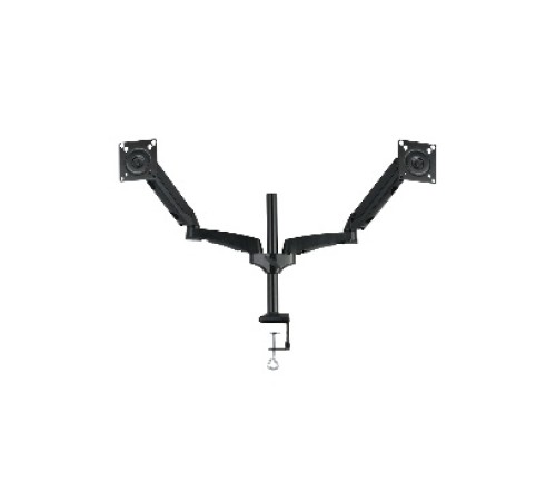 Кронштейн для мониторов ЖК Kromax OFFICE-12 черный 15"-32" макс.12кг настольный поворот и наклон Кронштейн для мониторов ЖК Kromax OFFICE-12 черный 15"-32" макс.12кг настольный поворот и наклон