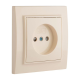 EKF ERR10-022-200 Розетка 1-мест. СП б/з 10 А с защ. штор. бежевый Минск EKF