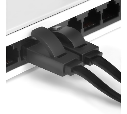 GCR Патч-корд 5.0m, кат.6, PROF, плоский,прямой, UTP, медь, черный, 30 AWG, ethernet high speed 10 Гбит/с, RJ45, T568B (GCR-LNC616-5.0m) GCR Патч-корд 5.0m, кат.6, PROF, плоский,прямой, UTP, медь, черный, 30 AWG, ethernet high speed 10 Гбит/с, RJ45, T568B (GCR-LNC616-5.0m)