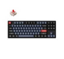 Беспроводная механическая клавиатура QMK Keychron K8 Pro, 87 клавиш, Hot-Swap, Gateron G pro Red Switch