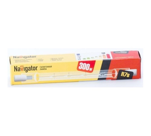 Navigator 94220 Лампа галогенная линейная КГ J117mm 300W R7s 230V 2000h