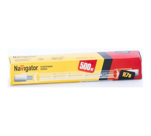 Navigator 94221 Лампа галогенная линейная КГ J117mm  500W R7s 230V 2000h