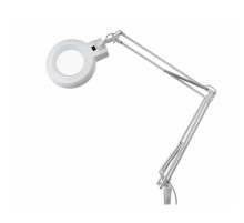 Rexant 31-0531 Лупа на струбцине  , круглая, 3D, с подсветкой 60 LED, сенсорный регулятор яркости, белая