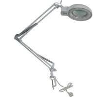 Rexant 31-0001 Лупа на струбцине  , круглая, 3D, с подсветкой, белая