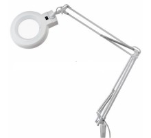 Rexant 31-0021 Лупа на струбцине  , круглая, 8D, с подсветкой, белая